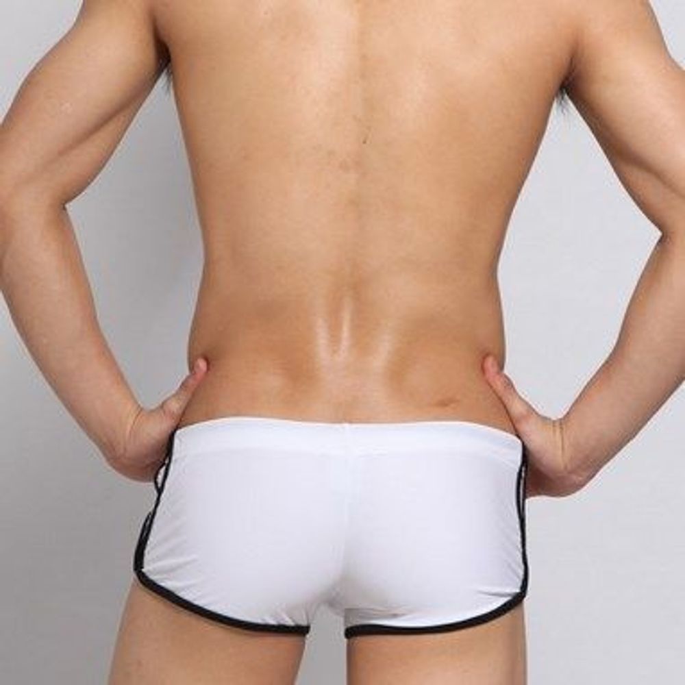 Мужские плавки белые SEOBEAN Swimsuit Trunk White
