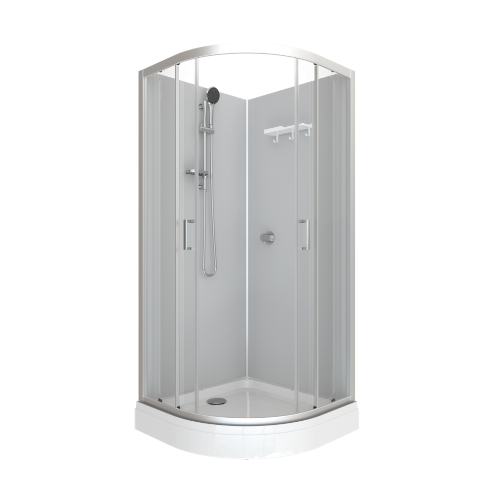 Душевая Кабина Прайм-Сатин 90*90 А без крыши