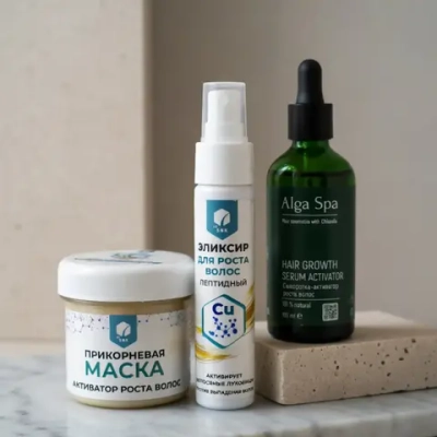 Программа ухода «Усиление роста и плотности волос» - набор из 3 средств