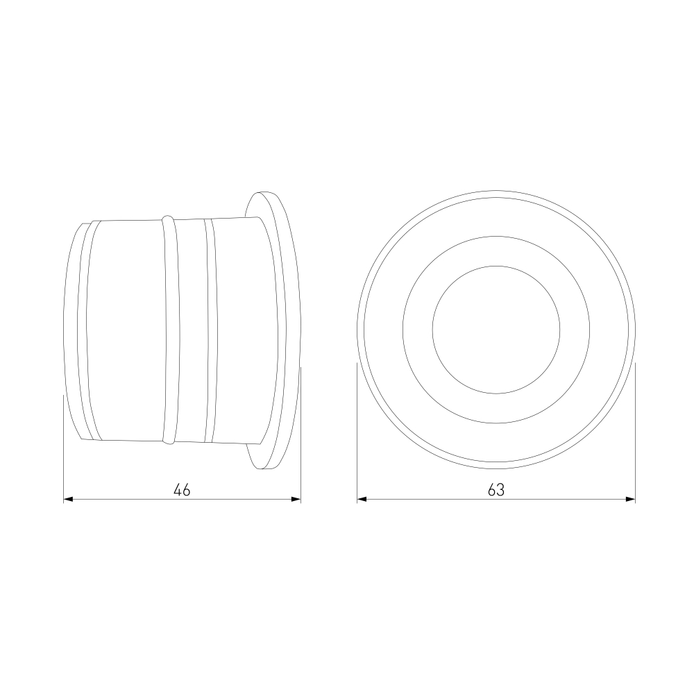 Подсветка для лестниц и дорожек MRL LED 1108 алюминий
