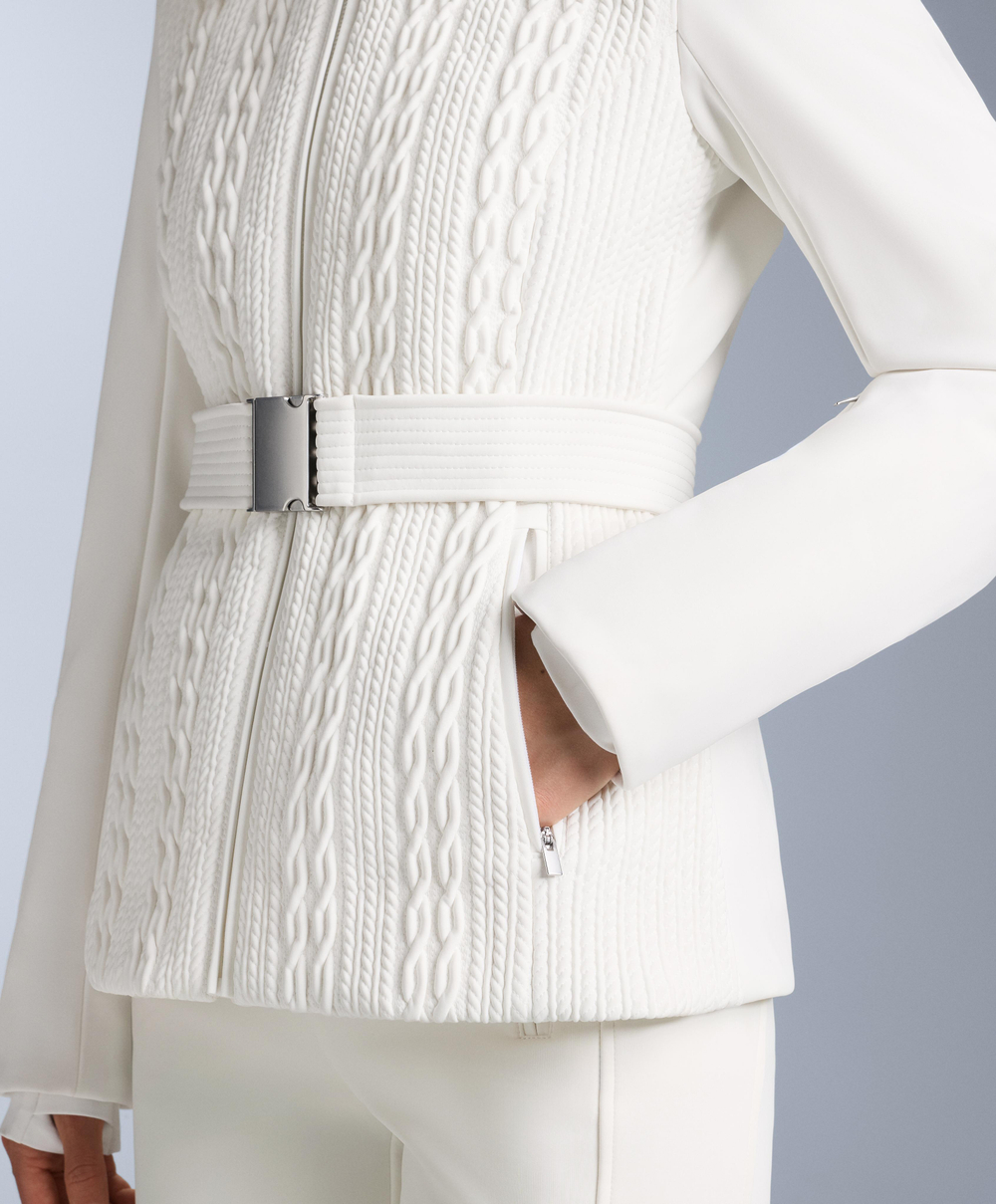 Oysho Водонепроницаемая куртка Primaloft® SKI, белый