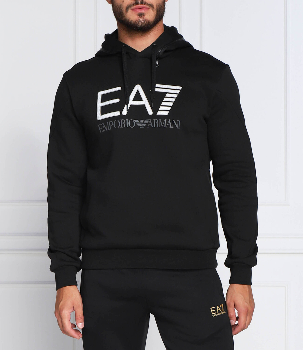 Худи EA7 - черный(6LPM88 PJ07Z)