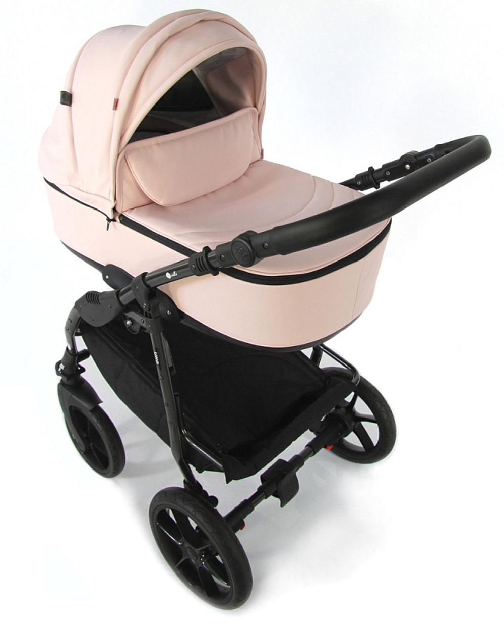 Детская коляска Sevillababy Uno 2 в 1 розовый экокожа