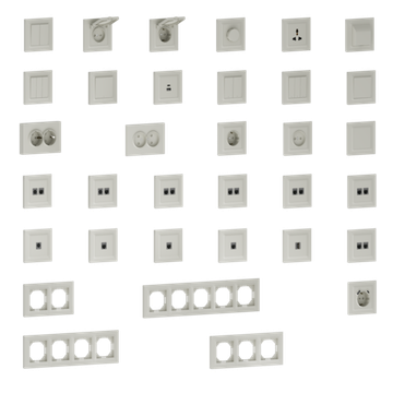 Рамка 5-я,  Wave матовый кашемир,  серия A07