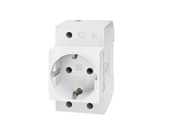 Розетка TDM с/з DIN РАр10-3-ОП Shuko