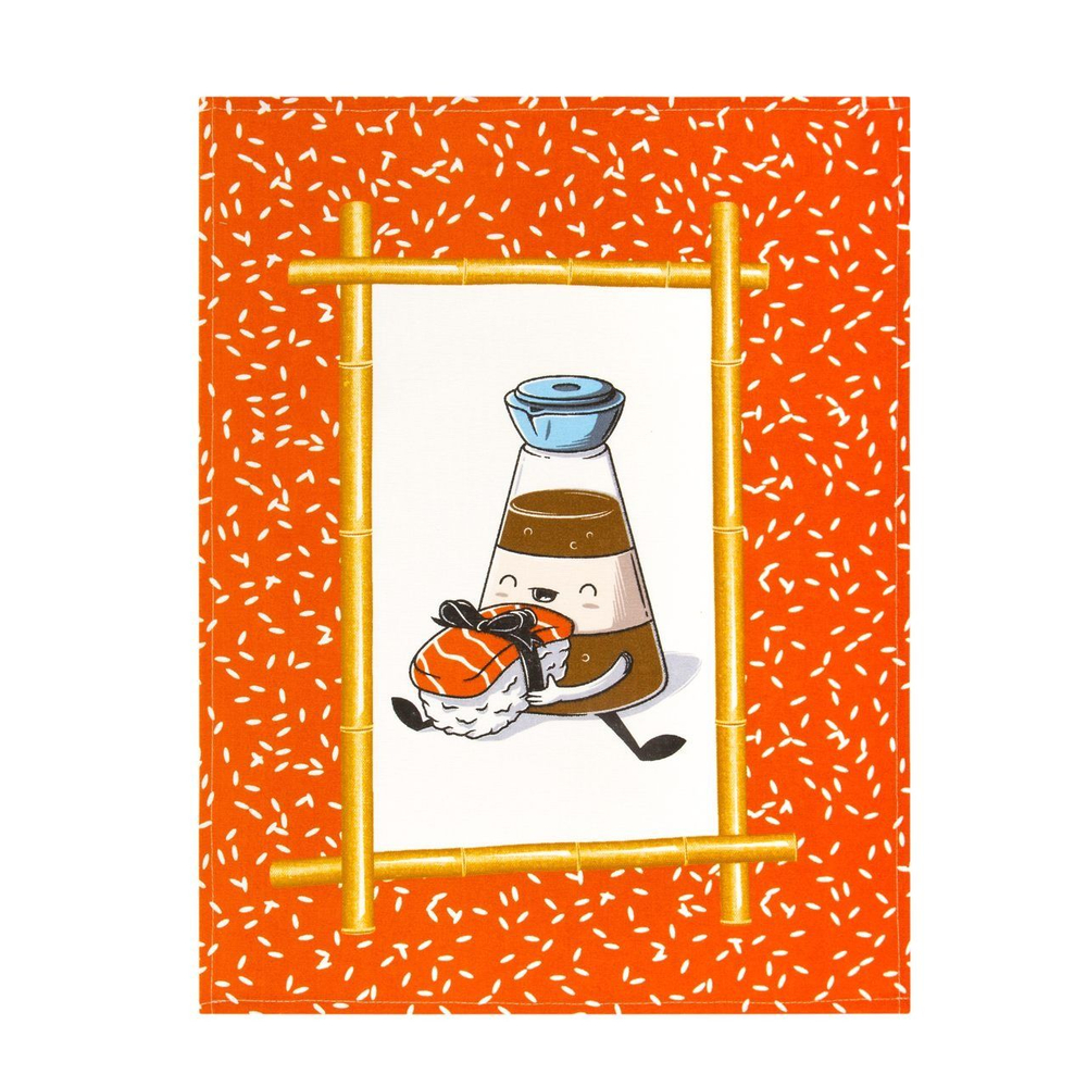 Набор кухонных полотенец, 3 шт , 45х60 см , рогожка