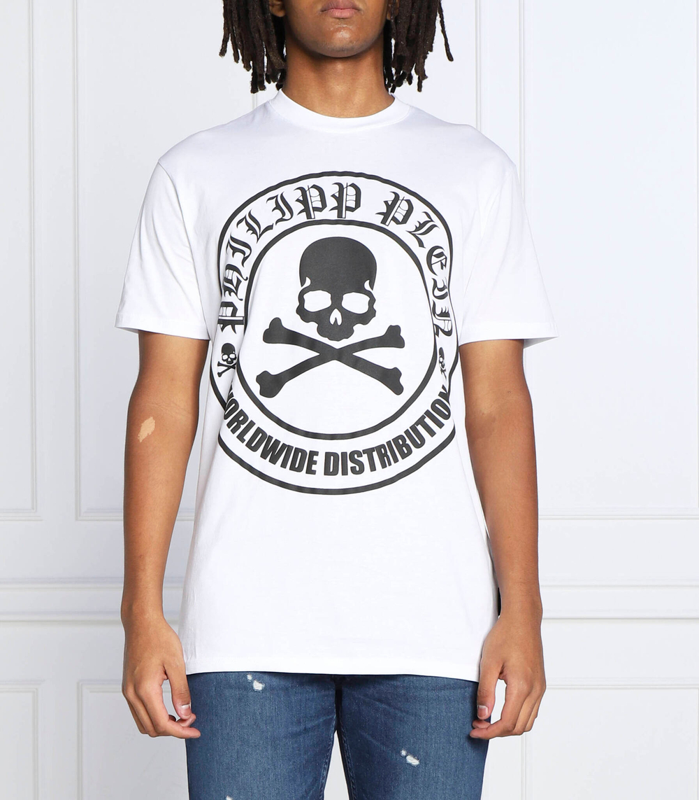 футболка Philipp Plein - белый(MTK5633 PJY002N)