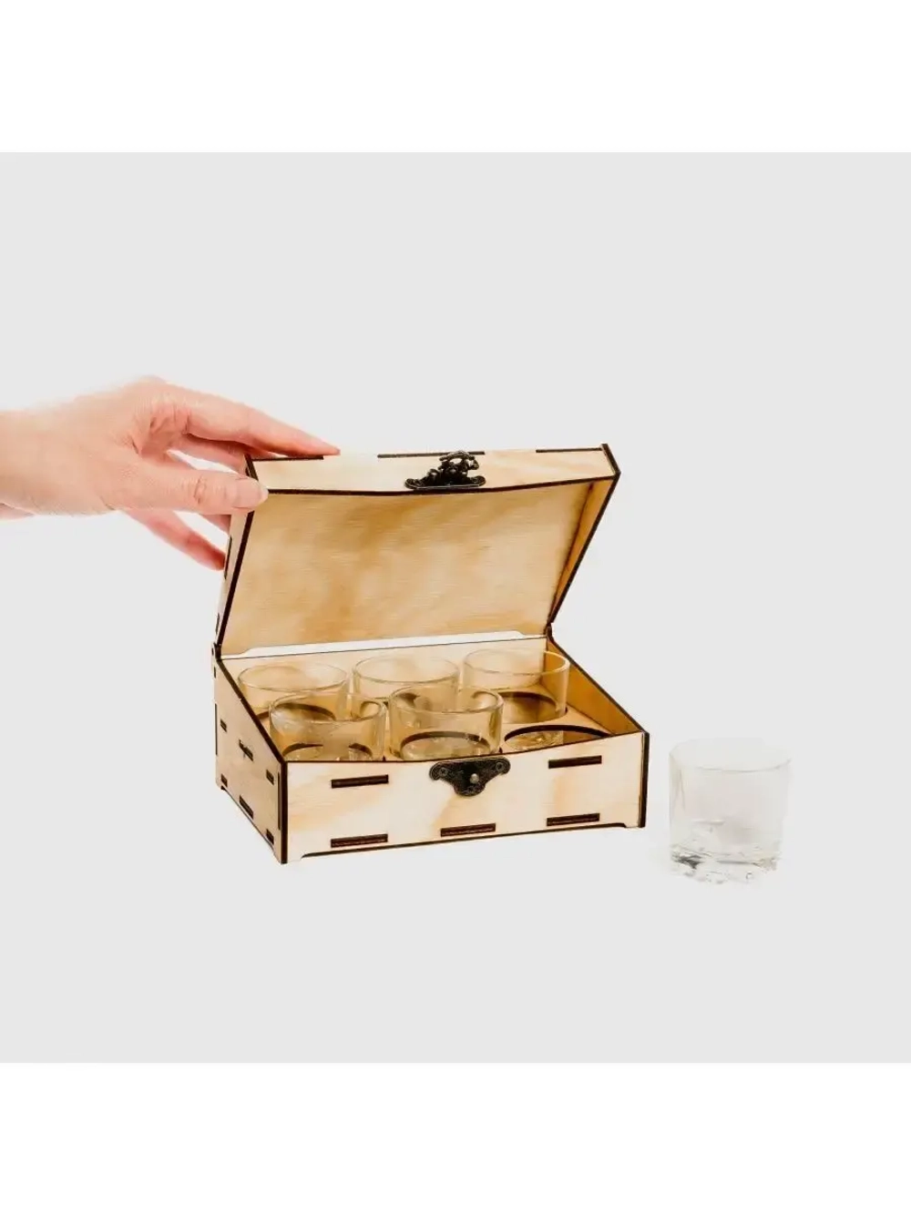 Набор рюмок "Z Россия" 6 штук в подарочной коробке