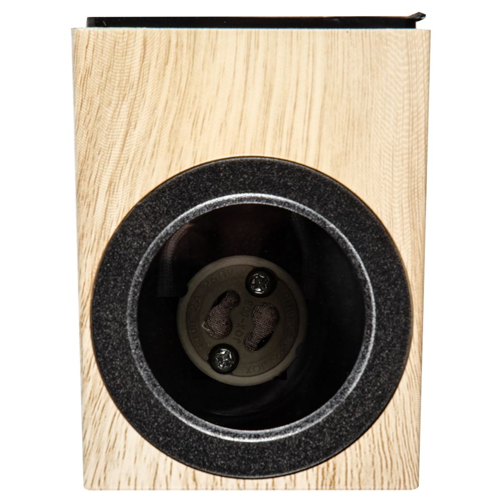 UUL-P42A 2х6W-GU10 IP65 PINE Светильник уличный. под две лампы GU10. Архитектурный накладной. Цвет корпуса сосна. TM Uniel