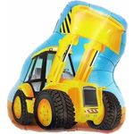 Шар (24"/61 см) Фигура, Экскаватор, Желтый