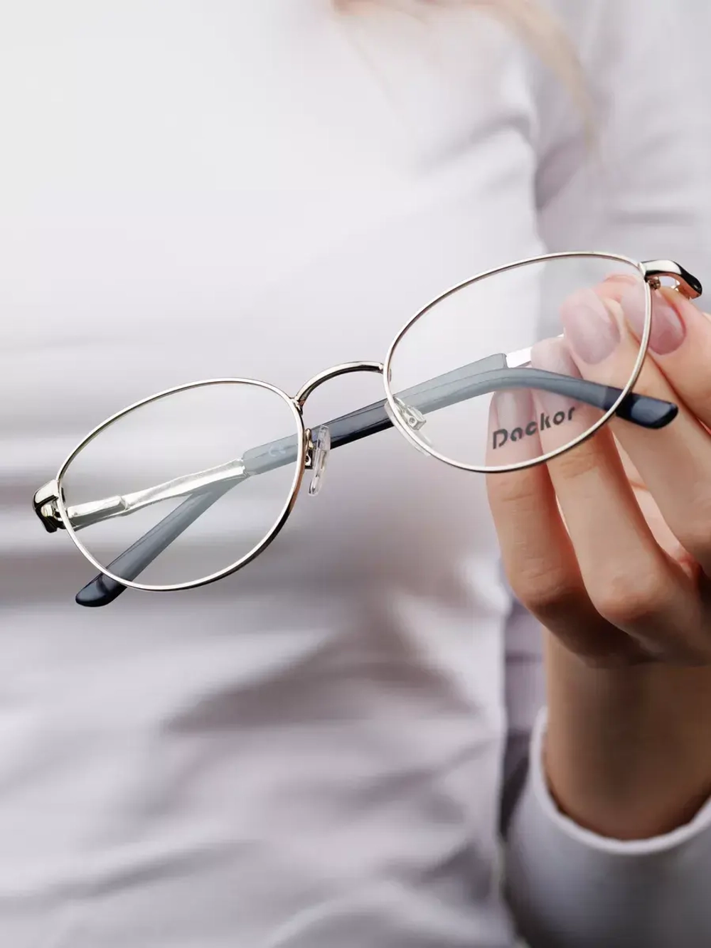 Оправа для очков для зрения металлическая брендовая