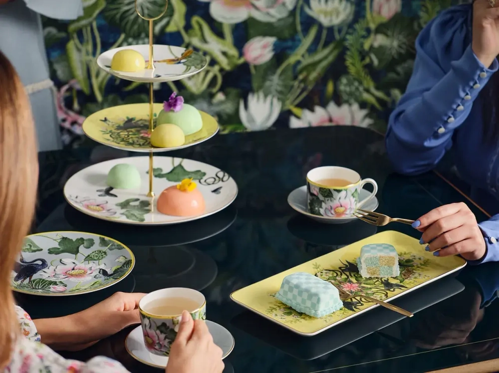 Wedgwood Трехъярусный поднос для демонстрации Wonderlust Waterlily