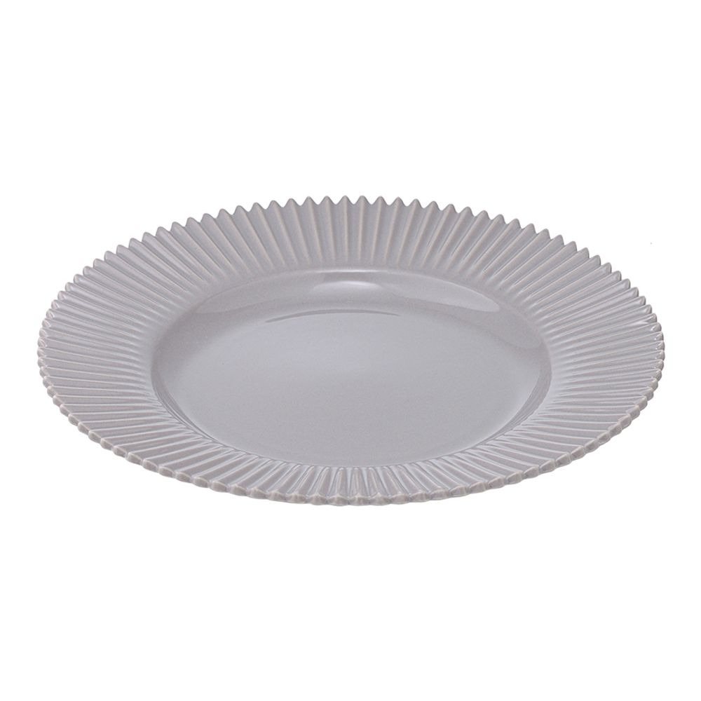 Набор из двух тарелок темно-серого цвета из коллекции Edge, 21 см