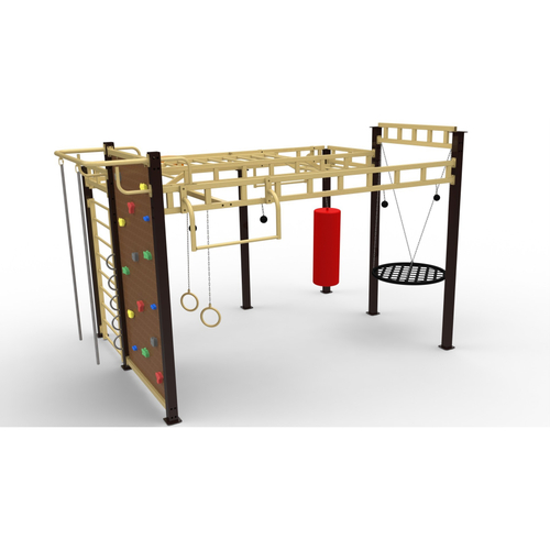 Уличный атлетический комплекс №3, 4100*3100*2900 мм.