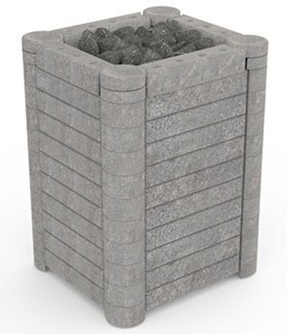 Электрическая печь SAWO NIMBUS NIM-105NS-P (10,5 кВт, облицовка – талькохлорит), выносной пульт (пульт и блок мощности докупаются отдельно)