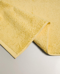Zara Home - Гладкий нескользящий коврик для ванной, желтый, 50x70 см