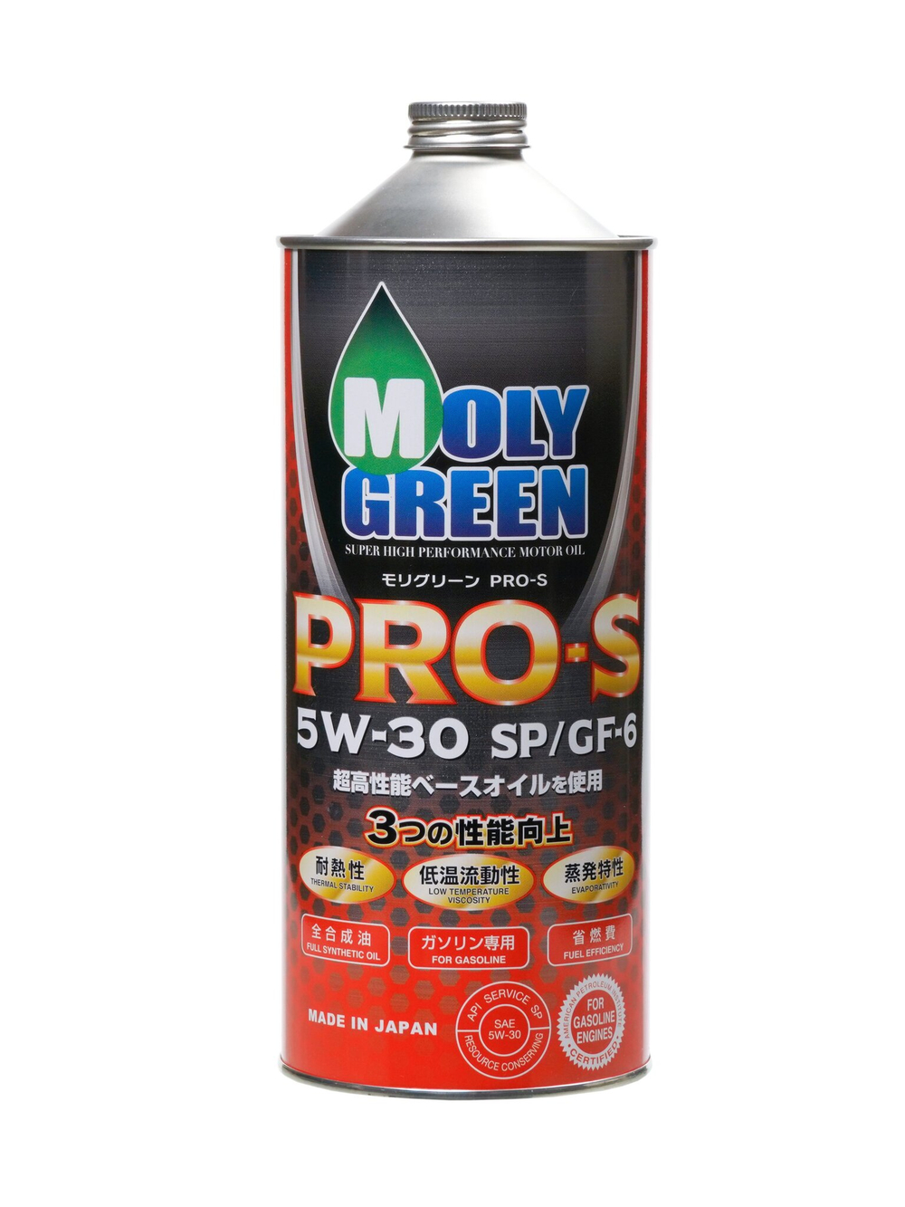 Моторное масло MolyGreen PRO S SP 5W30 1л