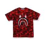 A Bathing Ape Color Camo Shark Polo