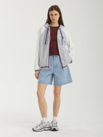 Женская Толстовка Color Block Raglan Zip Up