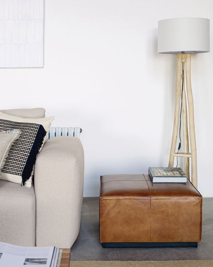 Угловой 4-х местный диван Blok 290 x 290 cm бежевый