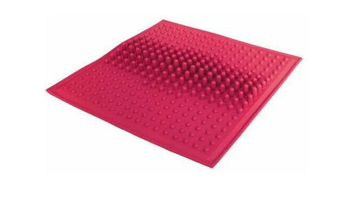 Коврик массажный  260х280 мм квадратный, модель1305 (синий)