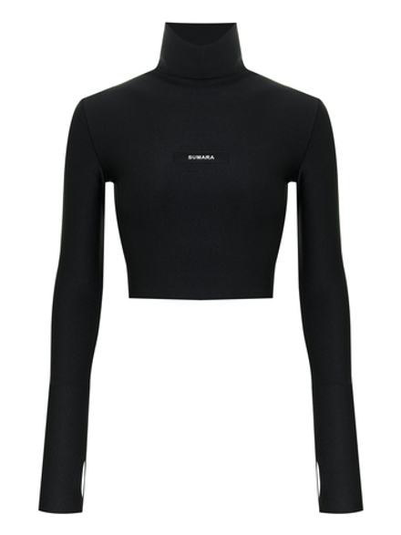 Укороченная водолазка из бифлекса shine