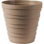 Кашпо для цветов пластиковое 1,4л d-14,5см «Бархан» Фраппе
