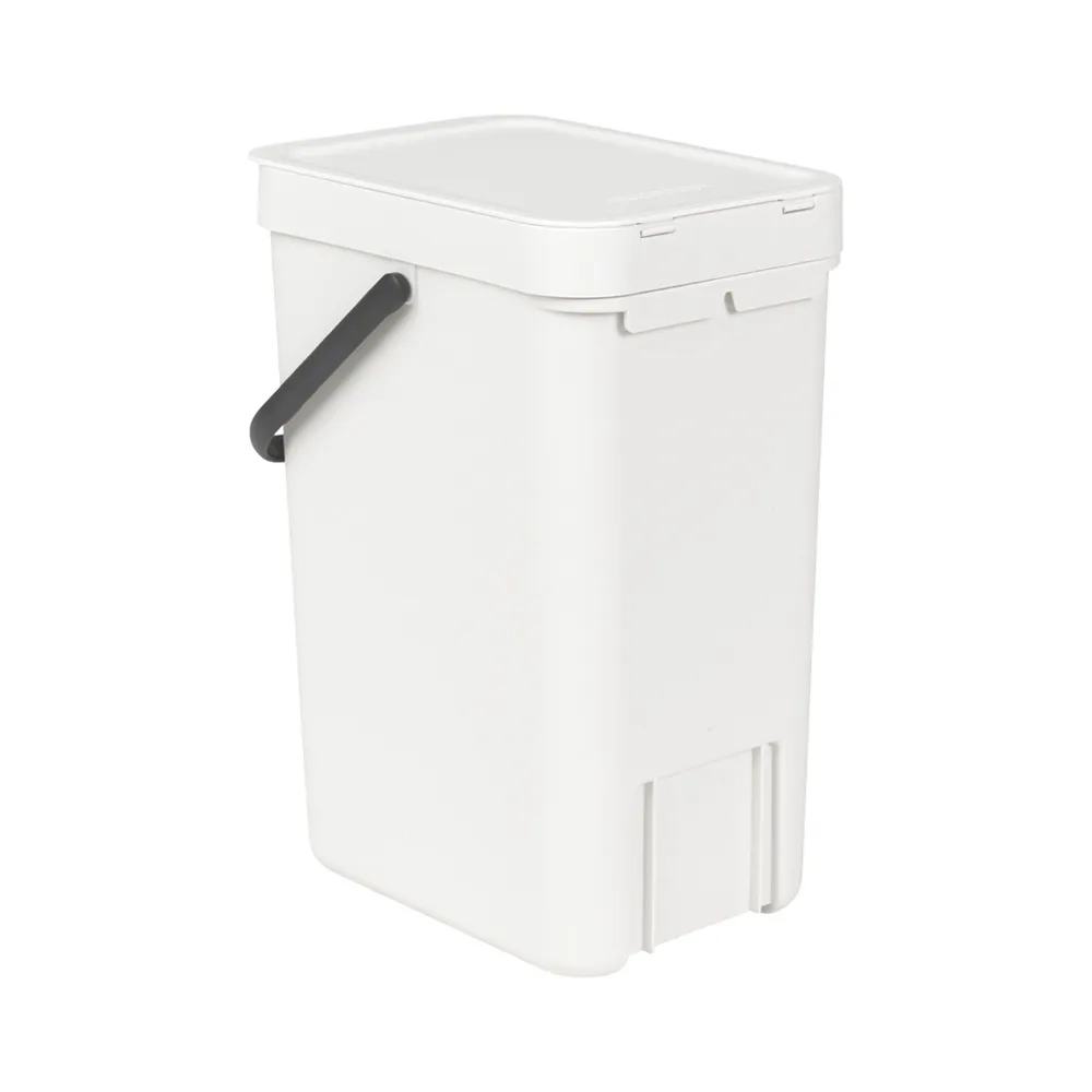 Brabantia Контейнер для мусора Sort & Go 12л белый 109782