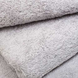 Махровое полотенце Life Style 7007 Uni светло-серое от Cawo Германия