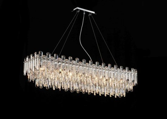 NW076-L1200*W300*H290 RECTANGLE CHROME (1) Люстра (в 2-х коробках) NW #