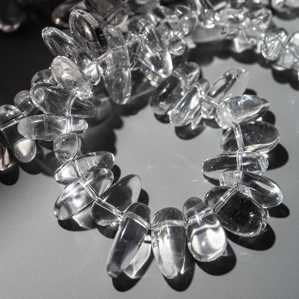 Горный хрусталь натуральный, перышки, фриформ, 10-18*3-8мм