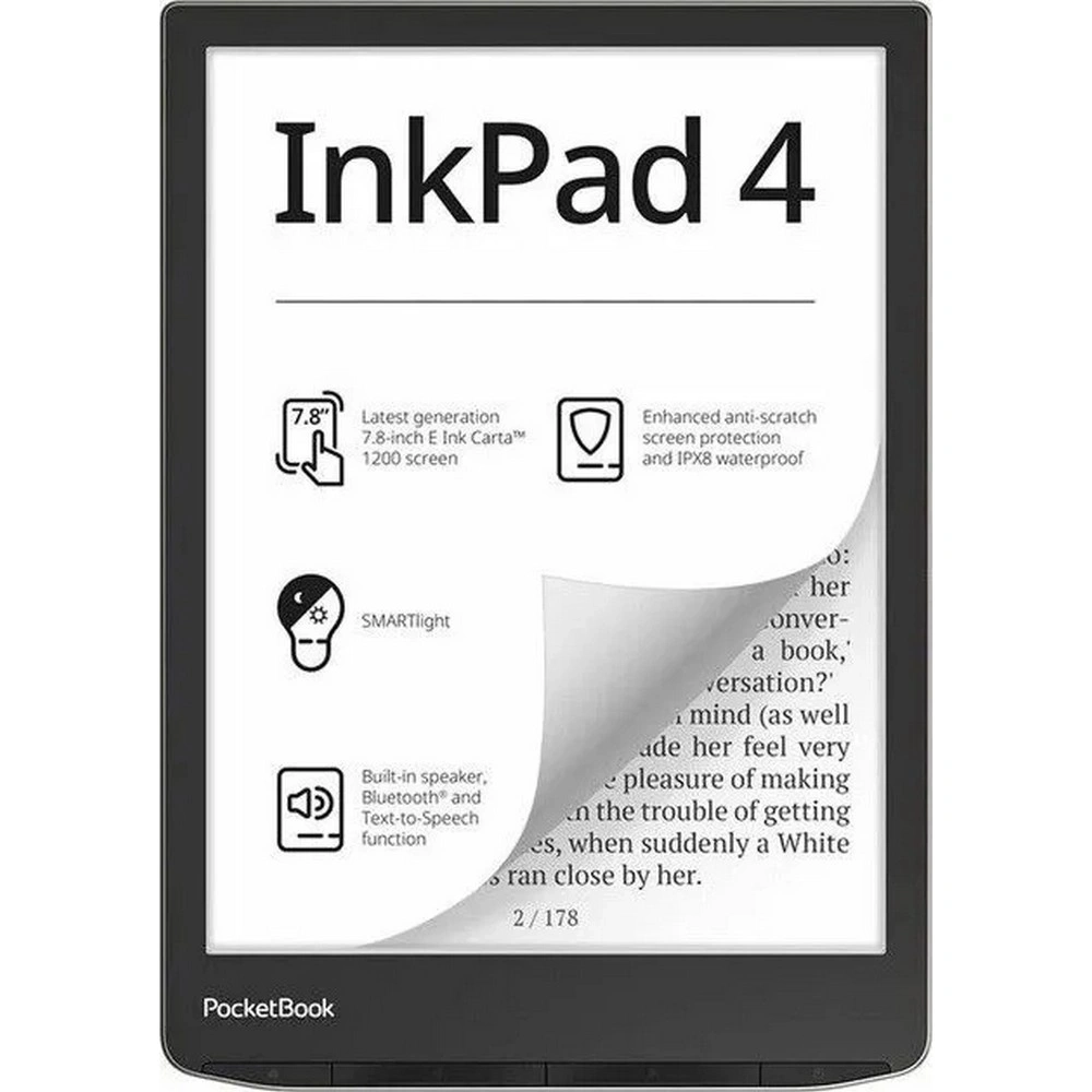 Электронная книга PocketBook 743G (PB743G-U-СIS) Stardust Silver