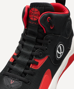 Кроссовки баскетбольные JÖGEL Launch 2.0 MID, черный/красный/белый