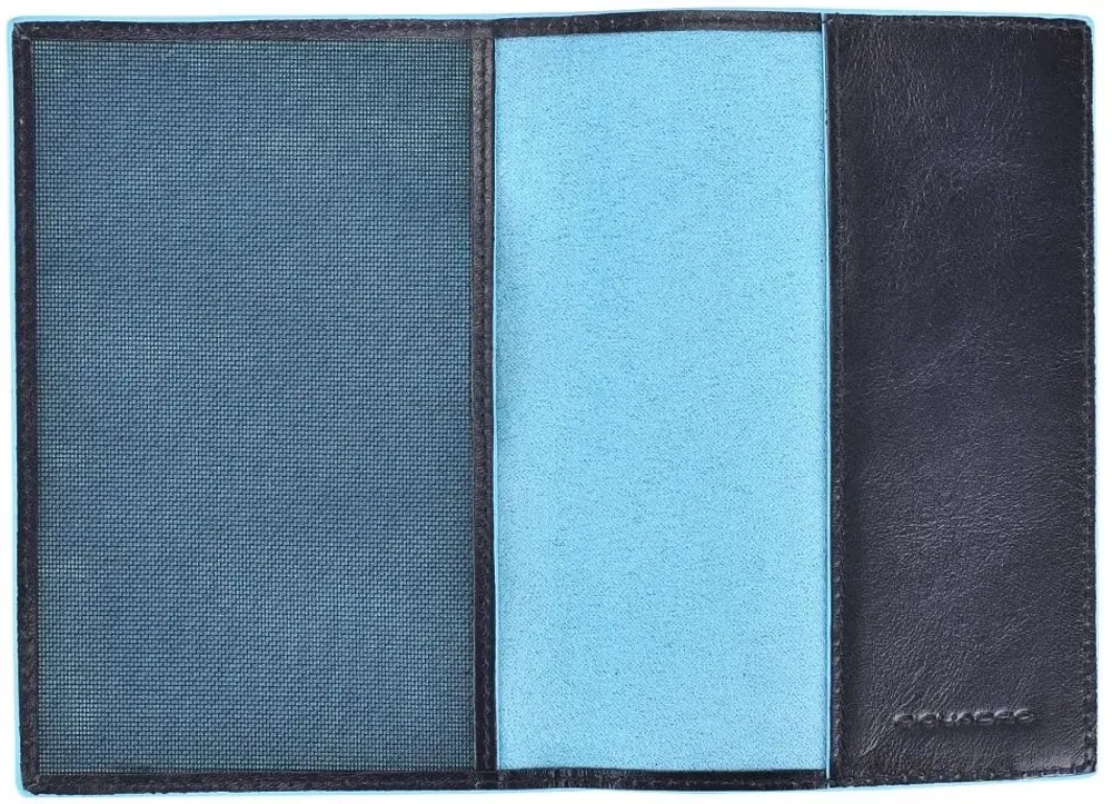 Обложка для паспорта Piquadro Blue Square (PP5255B2/BLU2) 4