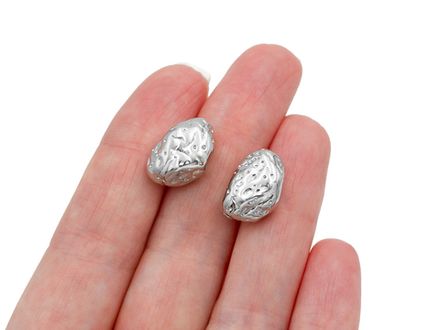 Бусина "Камешек" 14х9мм (1шт)