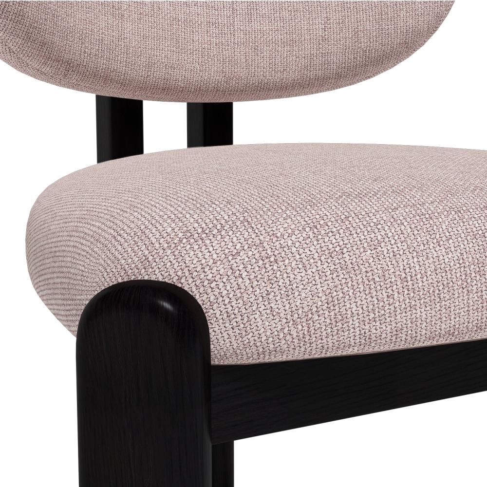 Стул Galloti, бук черный, рогожка wellton 953