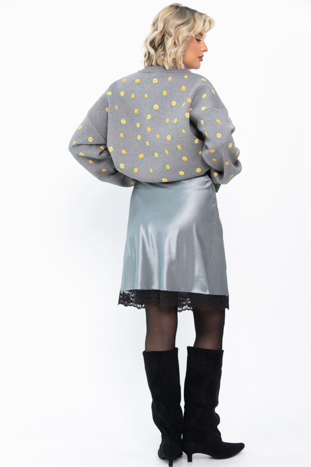 Юбка Игривое настроение (серебро) Ю14799-7М LT Collection