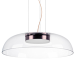 809210 Люстра CELESTA LED 24W 1200LM КОФЕЙНЫЙ/ПРОЗРАЧНЫЙ 3000K