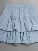 Летний костюм для девочки, лонгслив и юбка