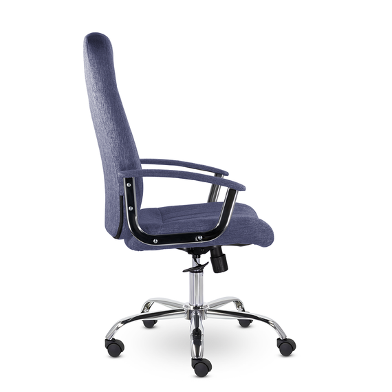 Кресло СН-277 Бостон В Айс хром Moderno 07 (синий)