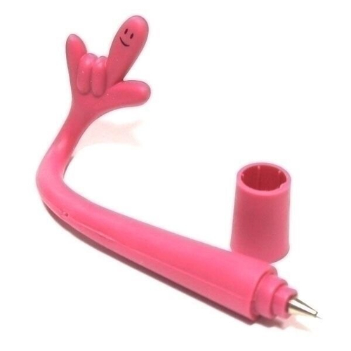 Ручка мягкая Пальчики "Три пальца" шариковая, в асортименте