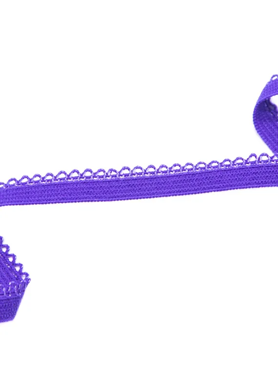 289 К-94/9 Резинка ажурная Lauma 9 мм, фиолетовый 289