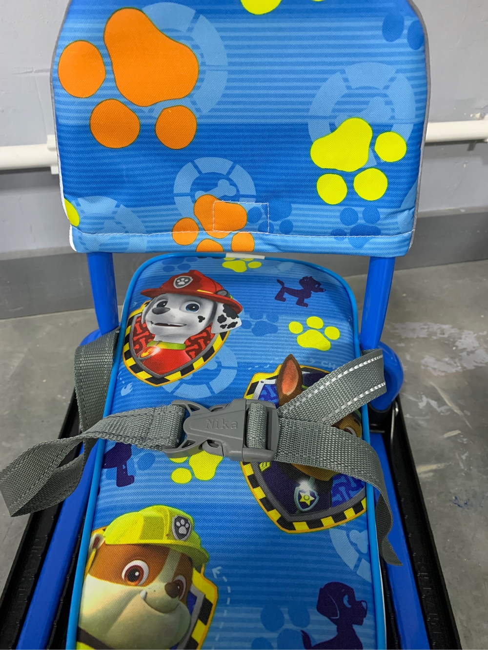 Снегокат Twiny 1 "Щенячий патруль" голубой каркас (арт. СРР/Г)