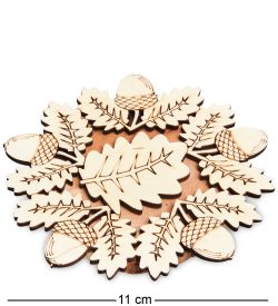 Народные промыслы ДР- 49/ 9 Подставка под горячее 110х10мм