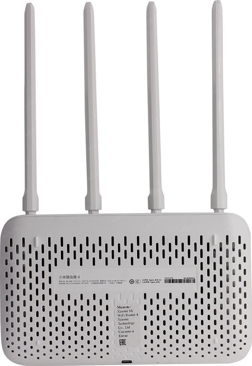 Роутер WiFi Xiaomi <DVB4190CN> Mi WiFi Router 4 (2UTP 1000Mbps, 1WAN, 802.11a/b/g/n/ac, 867 Mbps)