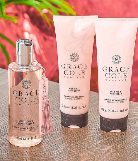 Дикий инжир и розовый кедр гель для ванны и душа, Grace Cole