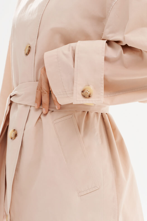 0120 Плащ женский (бежевый)