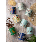 Кружка wild flower 380 мл кремовая