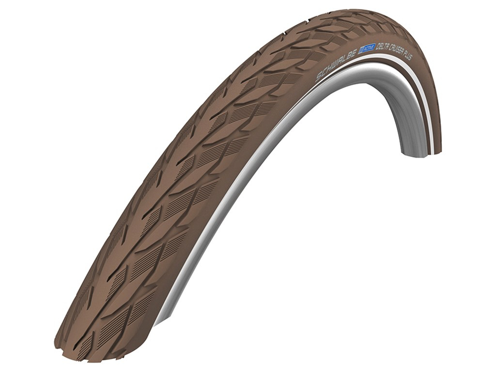 Покрышка 28x1.40 700x35C (37-622) 05-11159006 DELTA CRUISER PLUS PunctureGuard, TwinSkin BN/BN+RT HS431 SBC 50EPI SCHWALBE