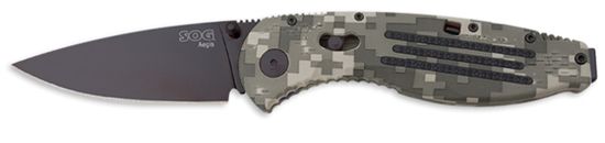 Складной нож SOG Мод. AEGIS DIGI CAMO BLACK 97022